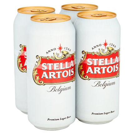 Stella Artois 4 Pack 440ml Can