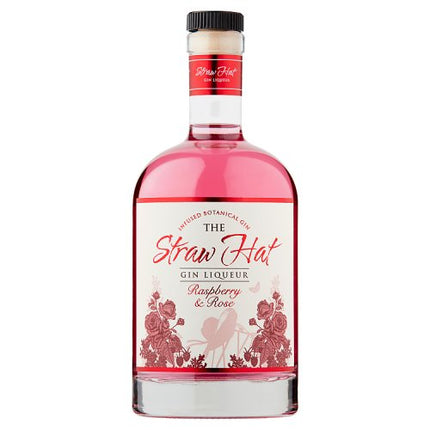 The Straw Hat Raspberry & Rose Gin Liqueur 50cl