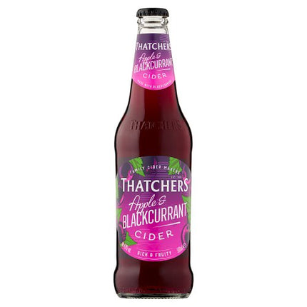 Thatchers Apple and Blackcurrant Cider Bottle 6 x 500ml