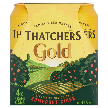 Thatchers Gold Cider 4 x 440ml