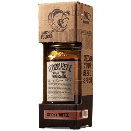 Sticky Toffee Moonshine Gift Box (700ml & Pouring Lid)