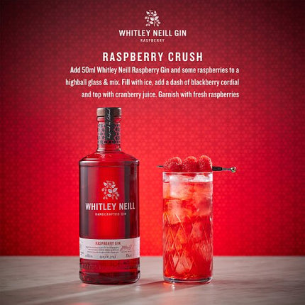 Whitley Neill Handcrafted Raspberry Gin 70cl