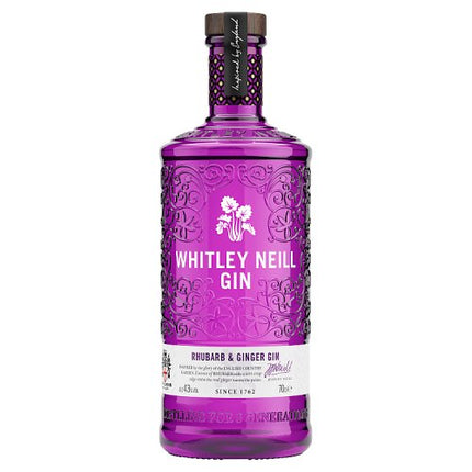 Whitley Neill Handcrafted Rhubarb & Ginger Gin 70cl