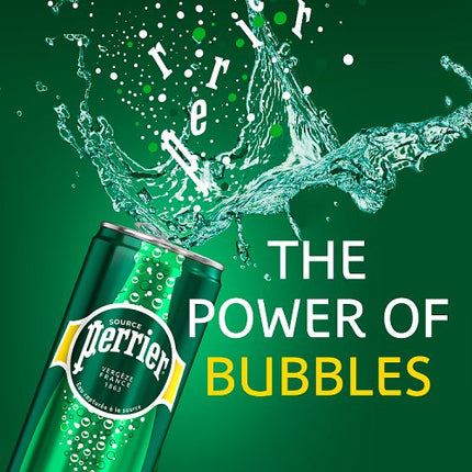 Perrier Sparkling Natural Mineral Water Can 35x250ml