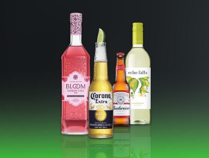 Our Beers, Wines & Spirits Range