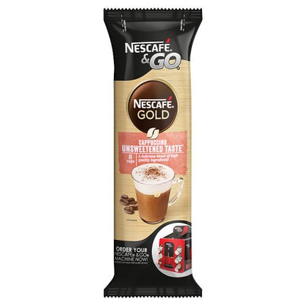 Nescafe & Go Unsweetened Cappuccino 8x17.5g