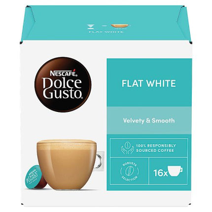 Nescafe Dolce Gusto Flat White Coffee Pods x16 187.2g